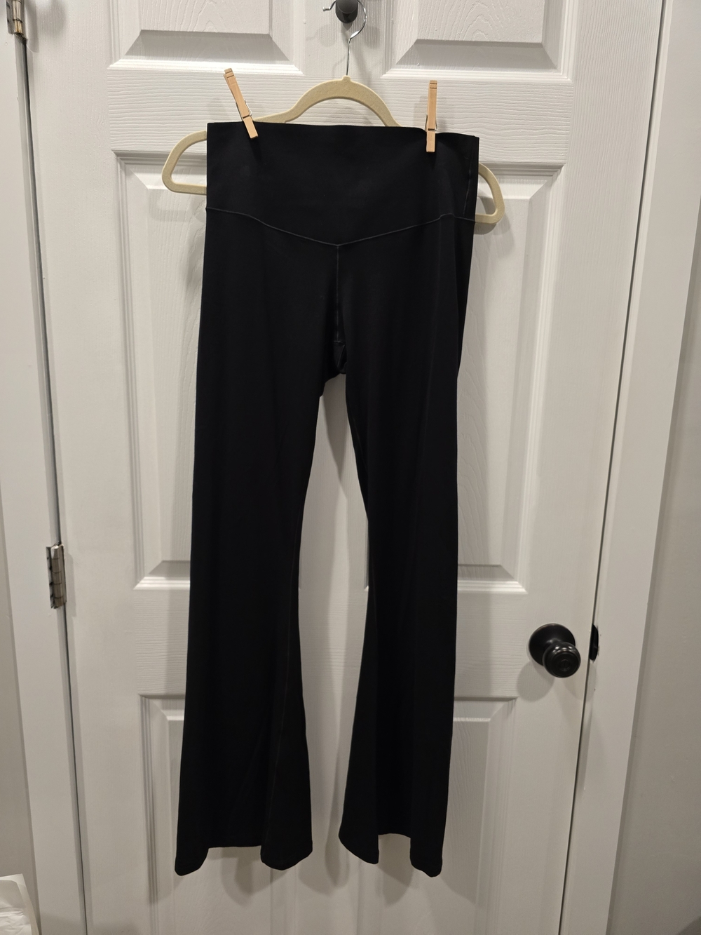 aerie OFFLINE Real Me Xtra Black Flare Leg Yoga Pants